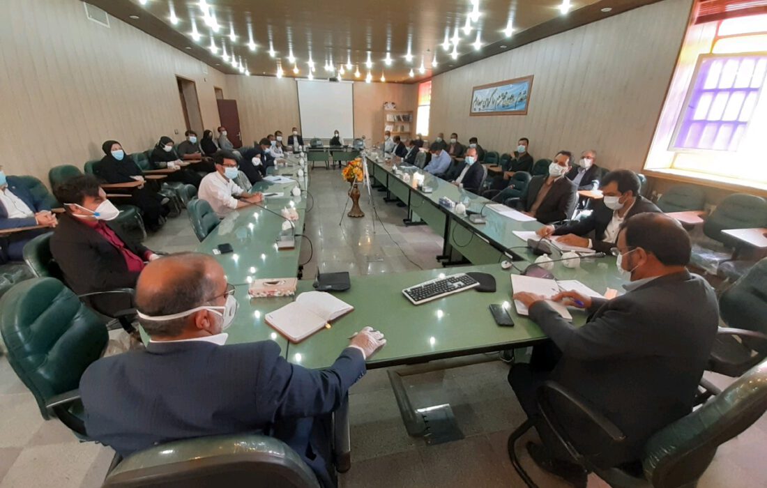 جلسه مسئولین شبکه درمان شهرستان تفت با دکتر میرمحمدی برگزار شد