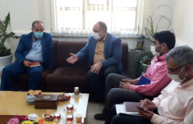 جلسه دکتر میرمحمدی با معاونت خبر صدا و سیمای مرکز یزد